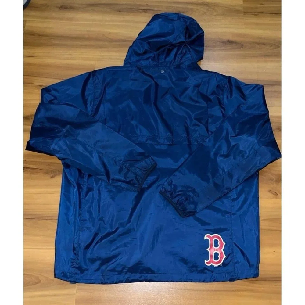 NWOT Nike Boston Red‎ Sox Front Pocket Hoodie Windbreaker Pullover Jacket